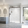 Uptown 56-59 x 76 in. 8 mm Sliding Shower Door for Alcove Installation with Clear glass in Chrome