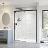 Uptown 56-59 x 76 in. 8 mm Sliding Shower Door for Alcove Installation with Clear glass in Chrome