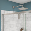 Uptown 45-47 x 76 in. 8 mm Pivot Shower Door for Alcove Installation with Clear glass in Chrome