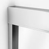 Aura 55-59 x 71 in. 8 mm Bypass Shower Door for Alcove Installation with Clear glass in Chrome