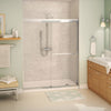 Aura 55-59 x 71 in. 8 mm Bypass Shower Door for Alcove Installation with Clear glass in Chrome
