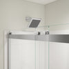 Revelation Square 44-47 x 70 ½-73 in. 6 mm Bypass Shower Door for Alcove Installation with Clear glass in Chrome