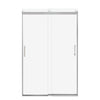 Revelation Square 44-47 x 70 ½-73 in. 6 mm Bypass Shower Door for Alcove Installation with Clear glass in Chrome