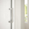 Revelation Square 44-47 x 70 ½-73 in. 6 mm Bypass Shower Door for Alcove Installation with Clear glass in Chrome