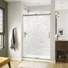 Revelation Square 44-47 x 70 ½-73 in. 6 mm Bypass Shower Door for Alcove Installation with Clear glass in Chrome