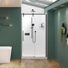 Nebula 44 ½-46 ½ x 78 ¾ in. 8mm Sliding Shower Door for Alcove Installation with Clear glass in Chrome