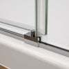 Nebula 56 ½-58 ½ x 78 ¾ in. 8mm Sliding Shower Door for Alcove Installation with Clear glass in Chrome