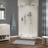 Maax Link Neo-angle In 8 mm For Corner Installation With Clear Glass In 38 x 38 x 75-Inch Pivot Shower Door