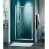 Pivolok 31-32 ¾ x 64 ½ in. Pivot Shower Door for Alcove Installation with Clear glass in Chrome