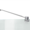 Reveal 71 44-47 x 71 ½ in. 8mm Pivot Shower Door for Alcove Installation with Clear glass in Chrome