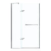 Reveal 71 44-47 x 71 ½ in. 8mm Pivot Shower Door for Alcove Installation with Clear glass in Chrome