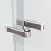 Reveal 71 51 ½-54 ½ x 71 ½ in. 8mm Pivot Shower Door for Alcove Installation with Clear glass in Chrome