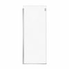 Duel and Inverto Return Panel for 36 in. Base with Clear glass in Chrome