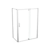 ModulR 48 x 34 x 78 in. 8mm Pivot Shower Door for Corner Installation with Clear glass in Chrome
