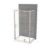 ModulR 48 x 34 x 78 in. 8mm Pivot Shower Door for Wall-mount Installation with Clear glass in Chrome