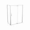 ModulR 60 x 32 x 78 in. 8mm Pivot Shower Door for Corner Installation with Clear glass in Chrome