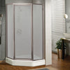 Silhouette Neo-angle 36 x 36 x 70 in. Pivot Shower Door for Corner Installation with Clear glass in Chrome