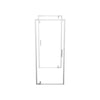 ModulR 2 36 x 78 in. 8mm Pivot Shower Door for Tunnel Installation with Clear glass in Chrome