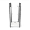ModulR 2 36 x 78 in. 8mm Pivot Shower Door for Tunnel Installation with Clear glass in Chrome