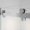 Vela 56 ½-59 x 59 in. 8 mm Sliding Tub Door for Alcove Installation with Clear glass in Chrome