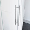 Vela 56 ½-59 x 59 in. 8 mm Sliding Tub Door for Alcove Installation with Clear glass in Chrome