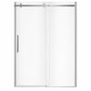 Halo Pro GS 56 ½-59 x 78 ¾ in. 8mm Sliding Shower Door for Alcove Installation with GlassShield® glass in Chrome