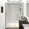 Halo Pro GS 56 ½-59 x 78 ¾ in. 8mm Sliding Shower Door for Alcove Installation with GlassShield® glass in Chrome