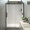 Maax Halo Pro 56 1/2- 3/4 In 8 mm For Installation With Clear Glass In 59 x 78 3/4-Inch Sliding Shower Door