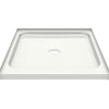 SPL 3636 AcrylX Alcove Shower Base with Center Drain in White