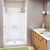 KDS 3448 AcrylX Alcove Center Drain Four-Piece Shower in White