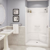 Essence SH-4834 AcrylX Alcove Center Drain Four-Piece Shower in White