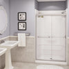 Essence SH-4834 AcrylX Alcove Center Drain Four-Piece Shower in White