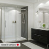 B3Round 6036 Acrylic Configurable Shower Base