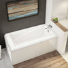 ModulR 6032 IF (With Armrests) Acrylic Corner Right Left-Hand Drain Bathtub in White