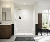 Icon SH6036 AcrylX™ Alcove Center Drain One-Piece Shower in White