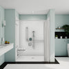 Acolyte 6238 Alcove Five-Piece Shower with Center Drain