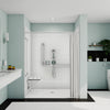Acolyte 6238 Alcove Five-Piece Shower with Center Drain