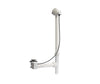 Rotary Turn Cable-Operated Waste and Overflow, 33 in. Cable, Complete Kit in White