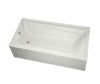 Maax Exhibit 6032 Ifs Afr Acrylic Alcove Left/Right Drain Bathtub #105512 - Golzar Home
