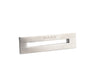 Linear Overflow Metal Trim in White