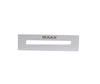 Linear Overflow Metal Trim in White