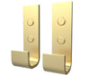 Manhattan Hook - Pack of 2 in Brushed Chrome
