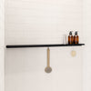 Neptune Viva 45 in. Long Shelf in Matte White/Matte Black