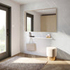 Neptune Viva 45 in. Long Shelf in Matte White/Matte Black