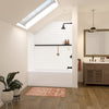 Neptune Viva 45 in. Long Shelf in Matte White/Matte Black