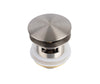 Bathtub Pop-Up Metal Drain in White