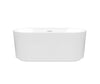 Maax Tori 6732 Acrylic Freestanding Center Drain Bathtub #107830/1 - Golzar Home
