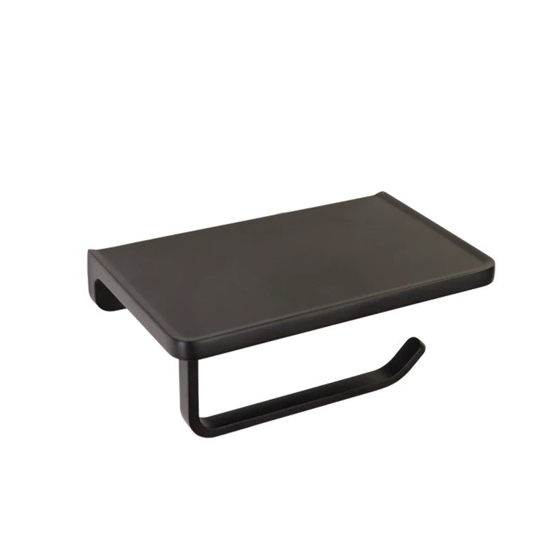 Madison Toilet Paper Single Holder with Shelf - Golzar Home