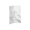 Kalia Mineral #500 - Gloss Shower wall 36 x 36 - Corner Installation