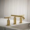 Purist® Widespread bathroom sink faucet with Lever handles, 1.2 gpm